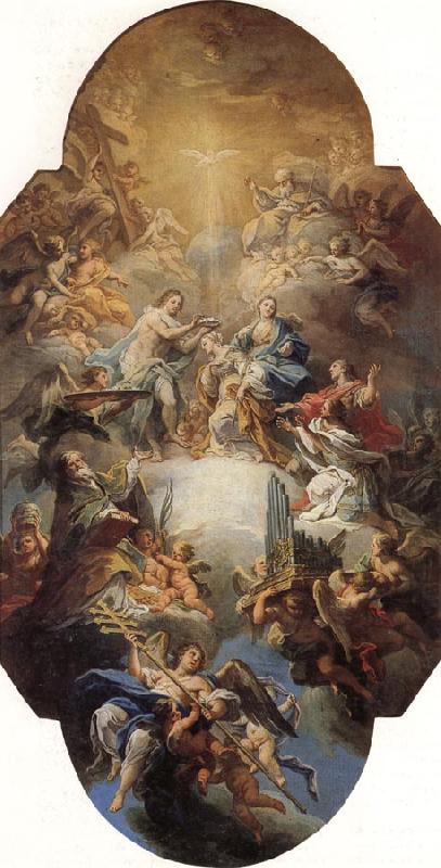 Sebastiano Conca The Glorification of St.Cecilia oil painting picture